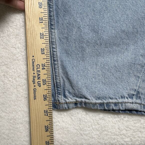 Old Navy Womens Extra High Rise Balloon Jeans Size 24 Light Wash Y2K Baggy - Picture 8 of 8